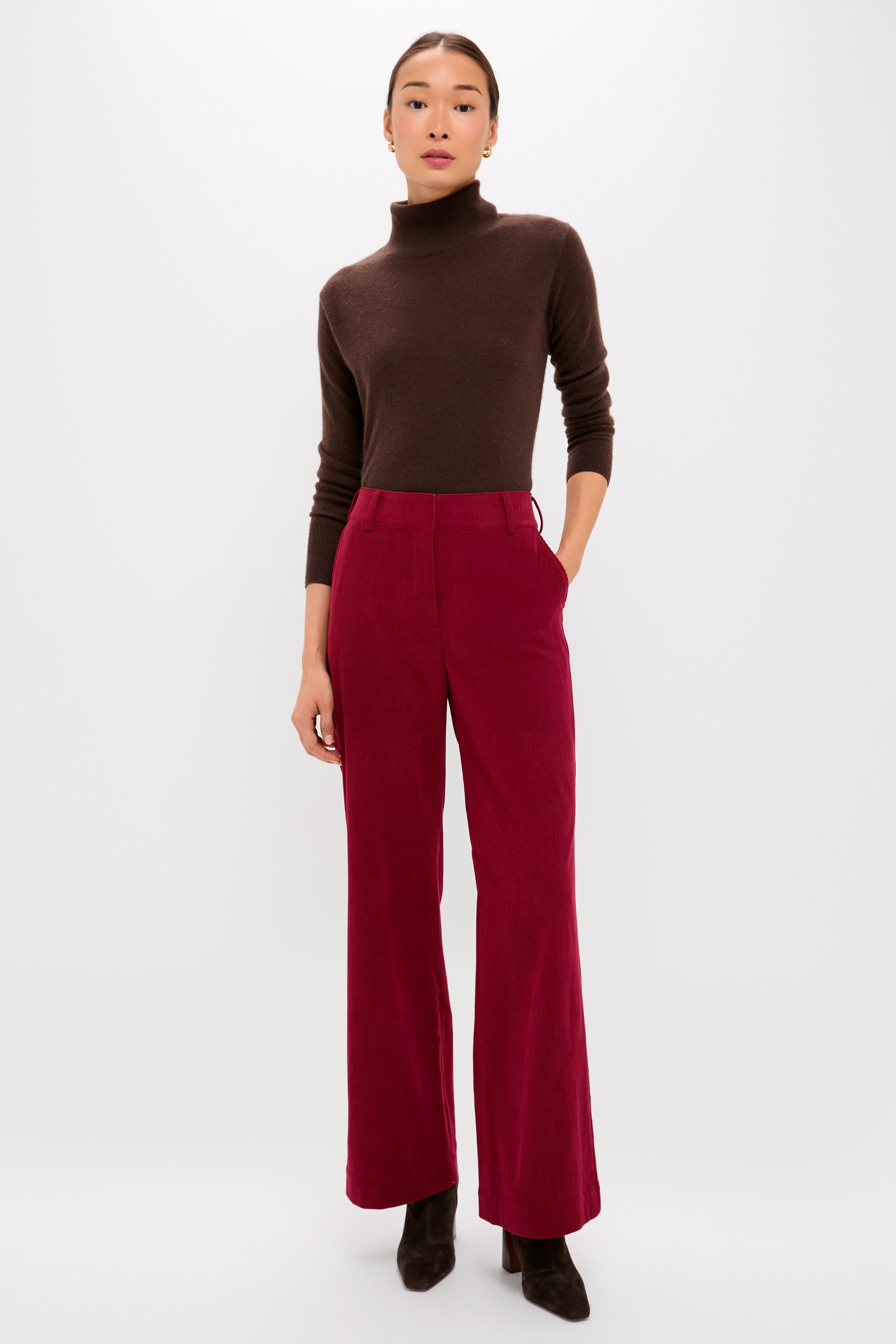 Winery Wide Wale Corduroy Hunter Pants