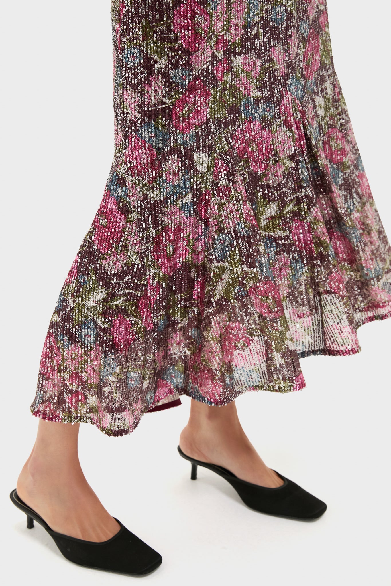 Floral Sequin Elodie Dress