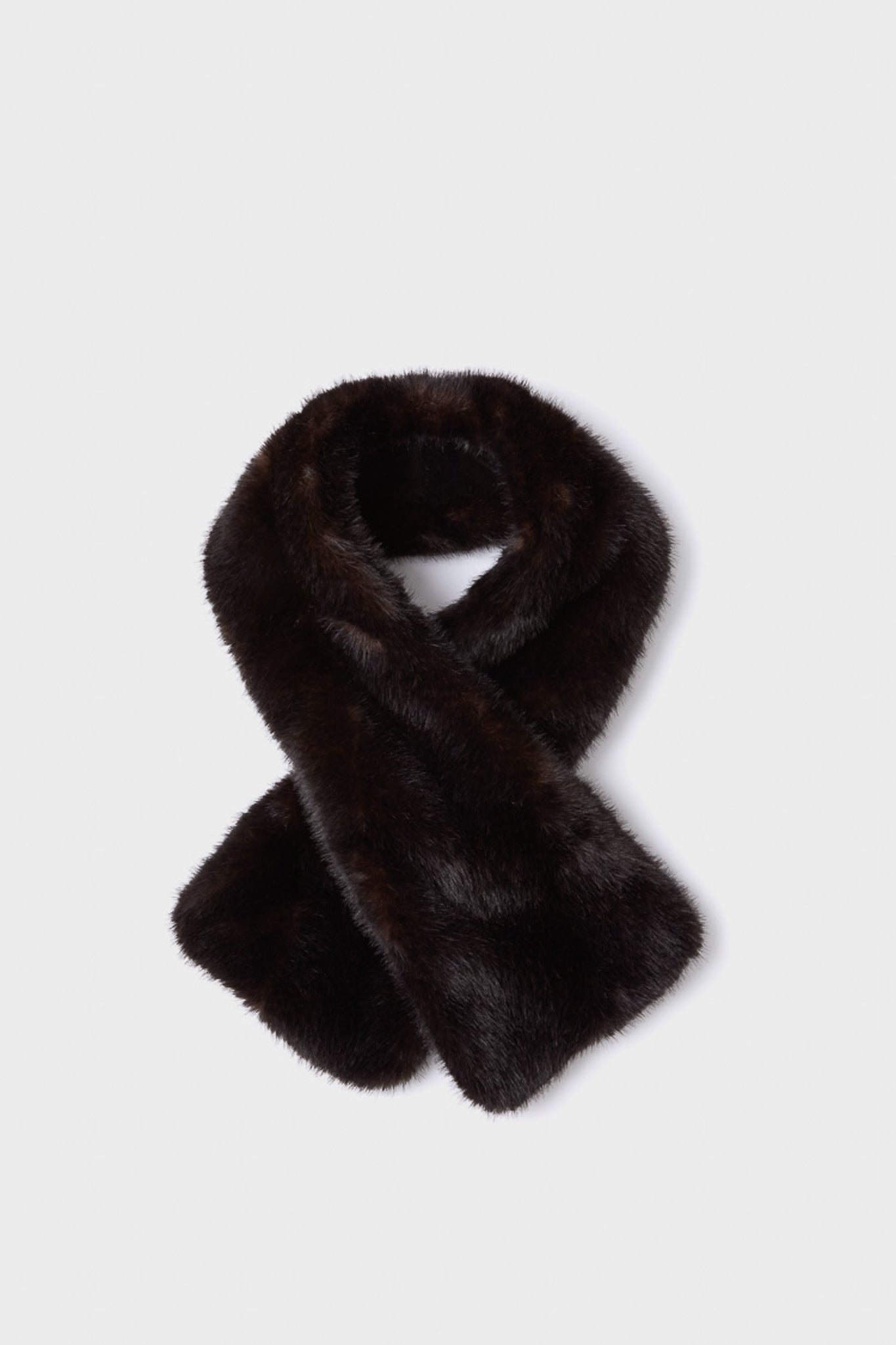 Brown Fur Scarf