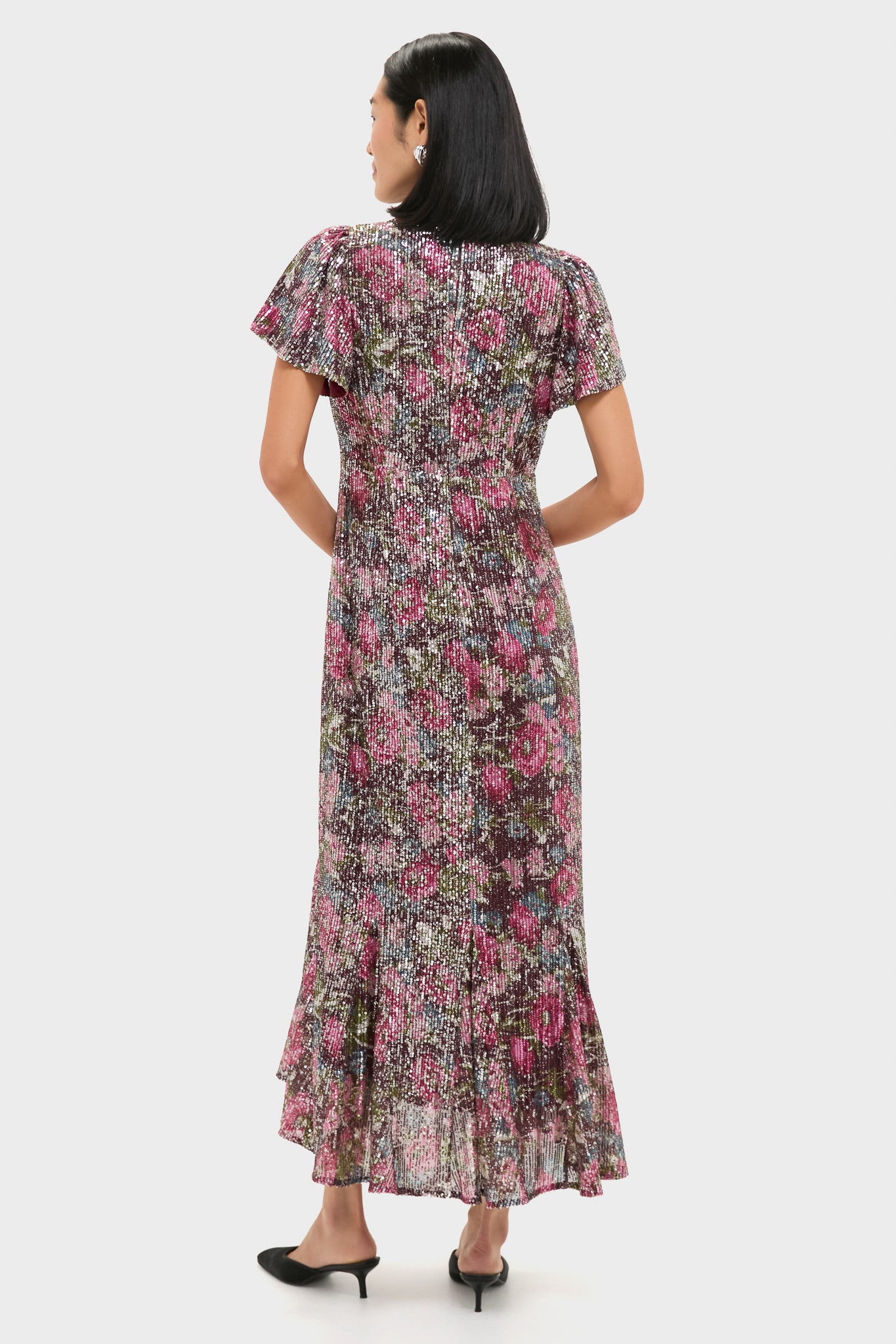 Floral Sequin Elodie Dress