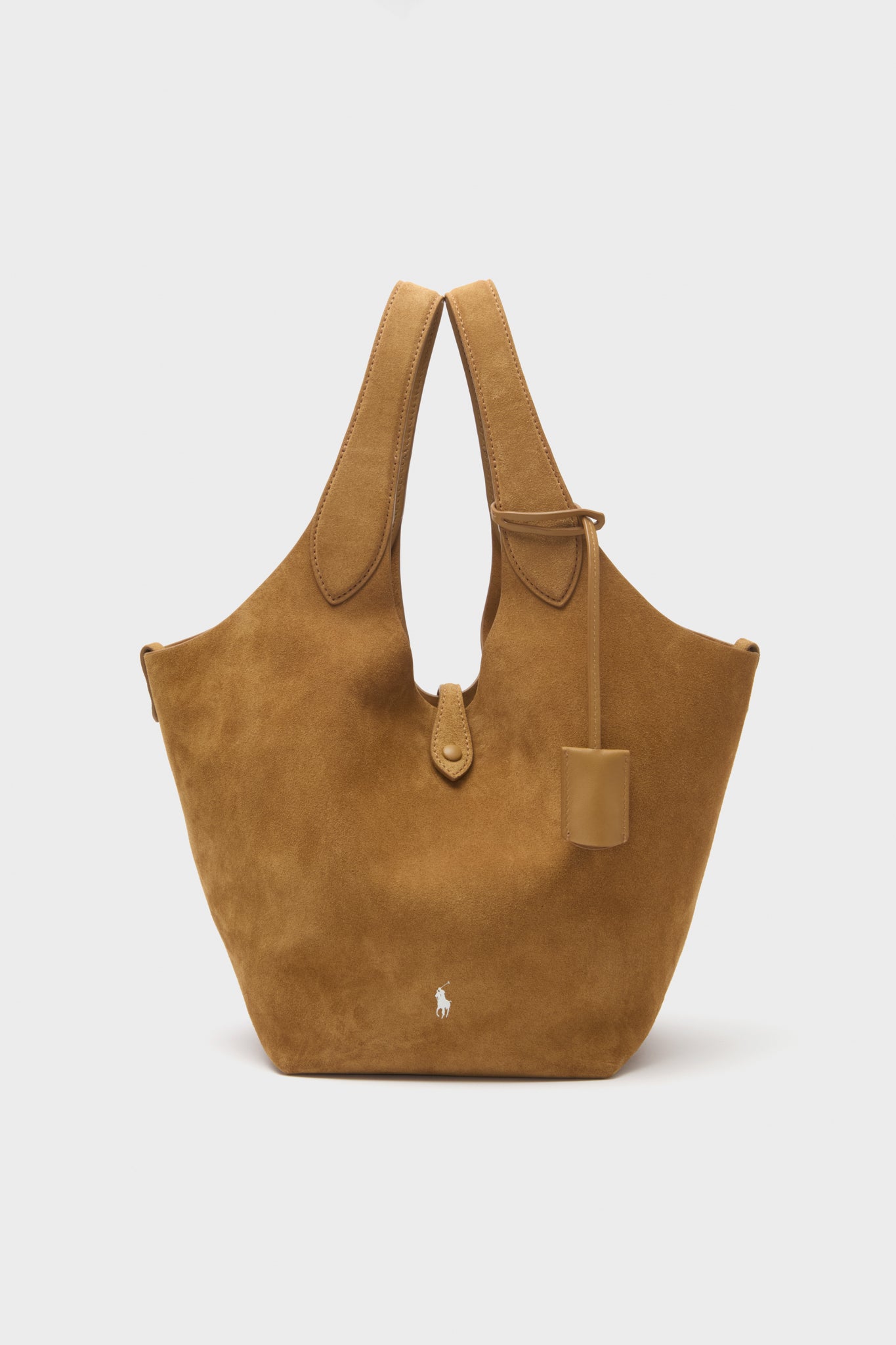 Caramel Medium Suede Tote