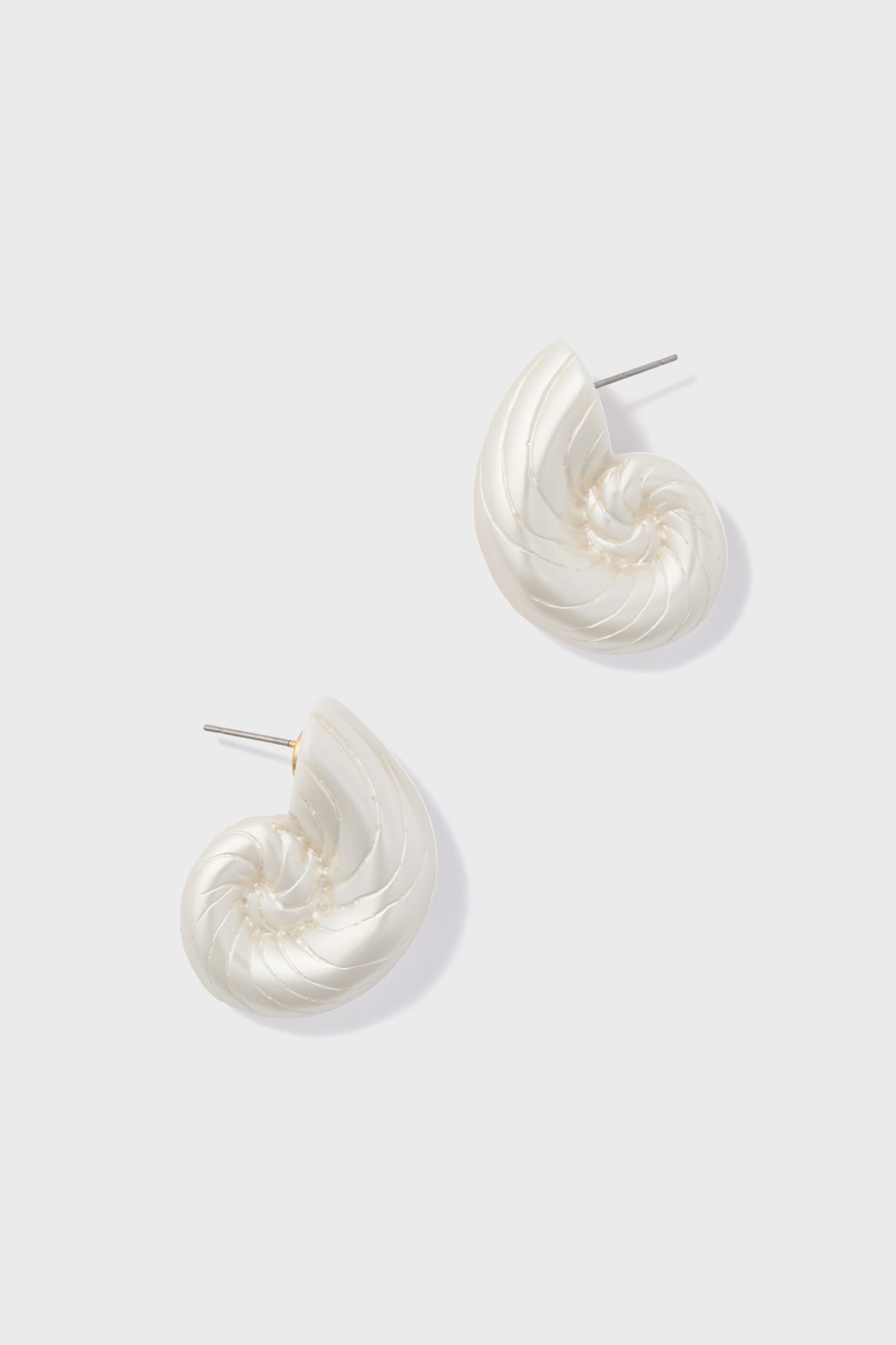 Pearl Nautilus Earrings