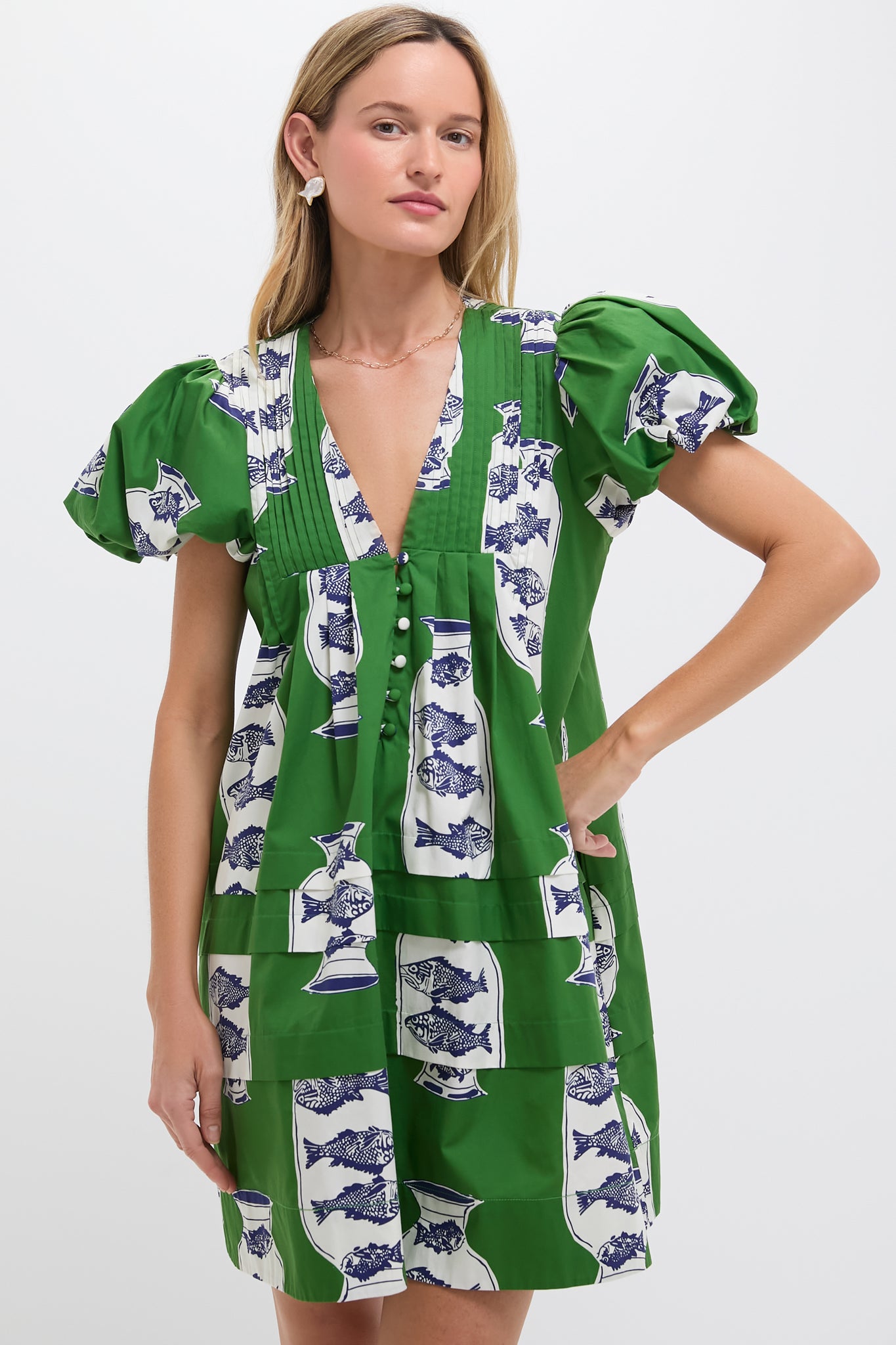 Herring Green Wilkes Dress