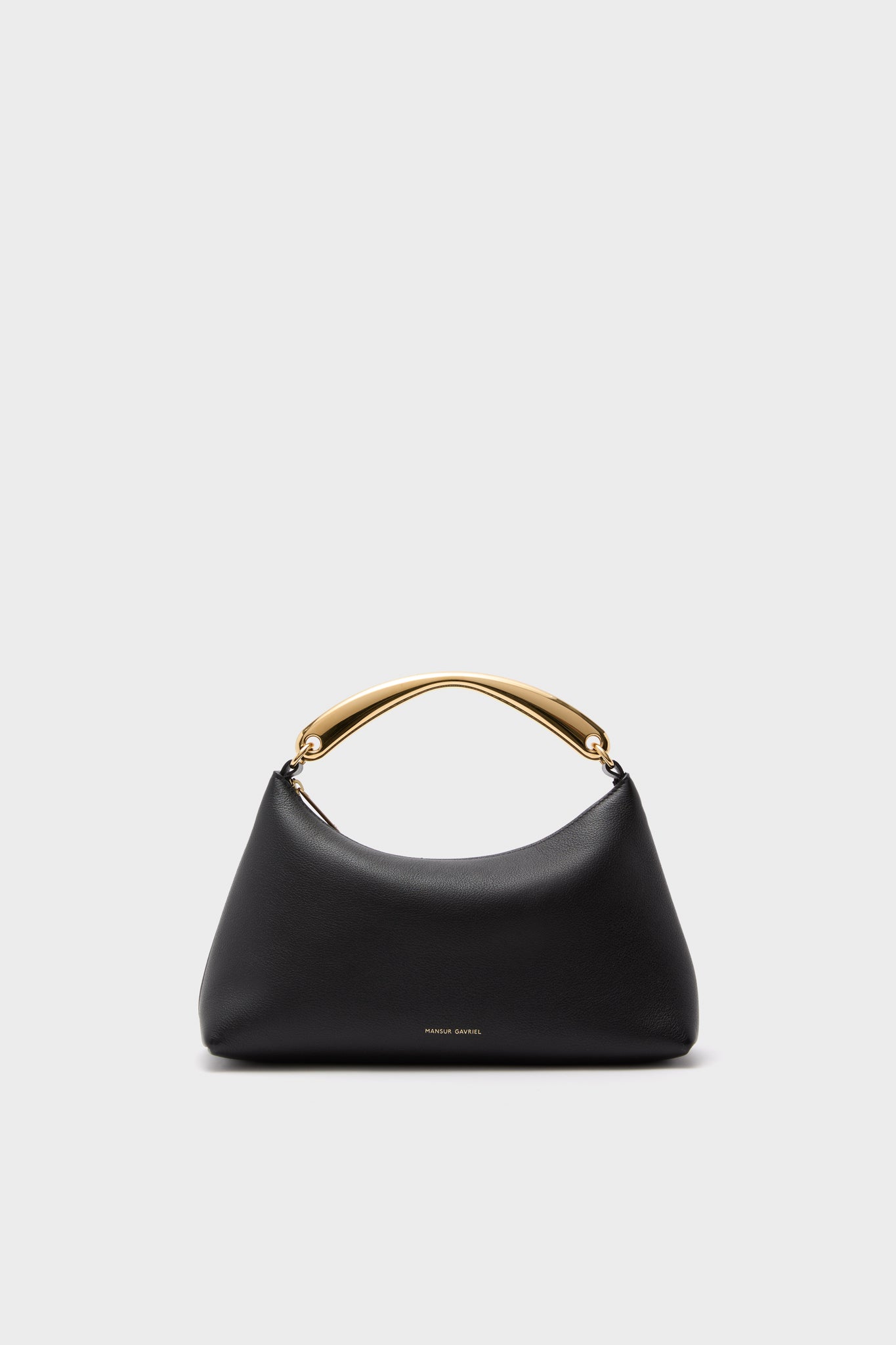 Black Metal Handle Rhea Bag