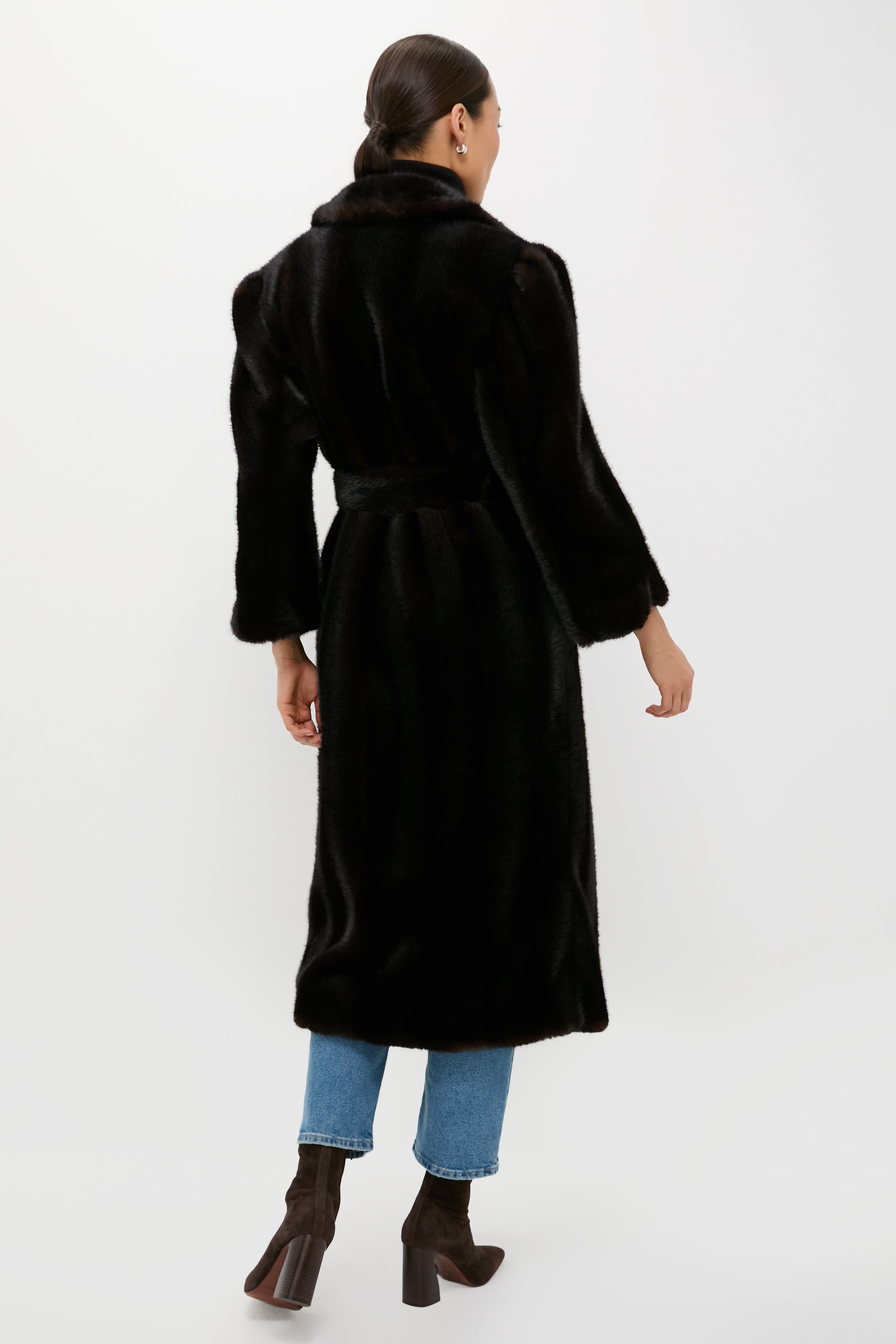 Brown Fur Carmella Coat