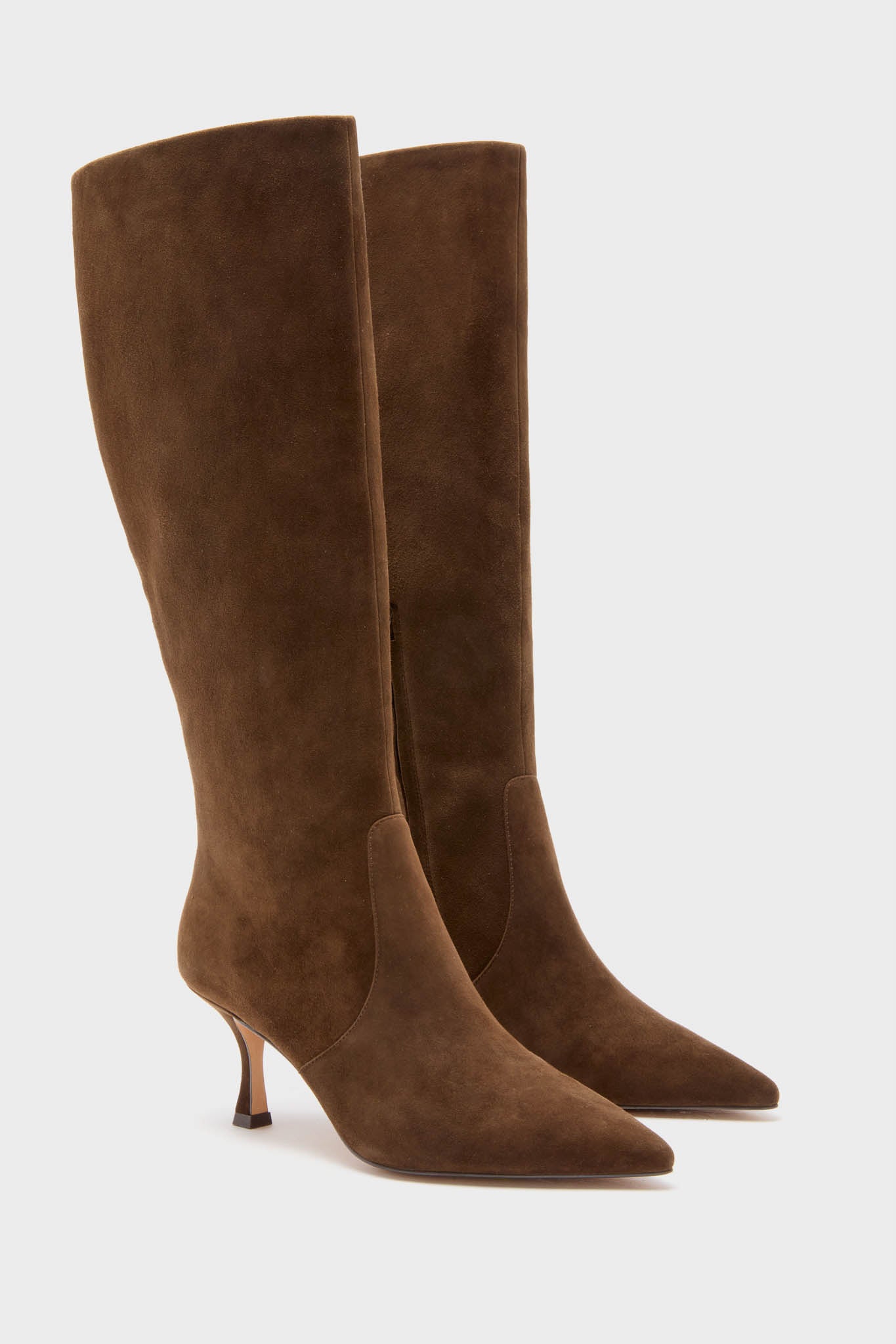 Chocolate Suede Mira Boots
