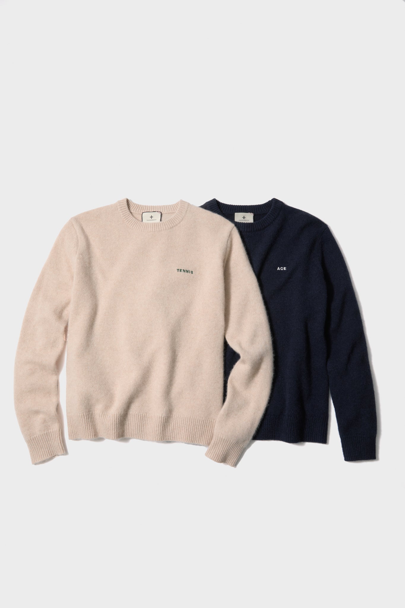 Sandstone Cashmere Bodie Boyfriend Crewneck