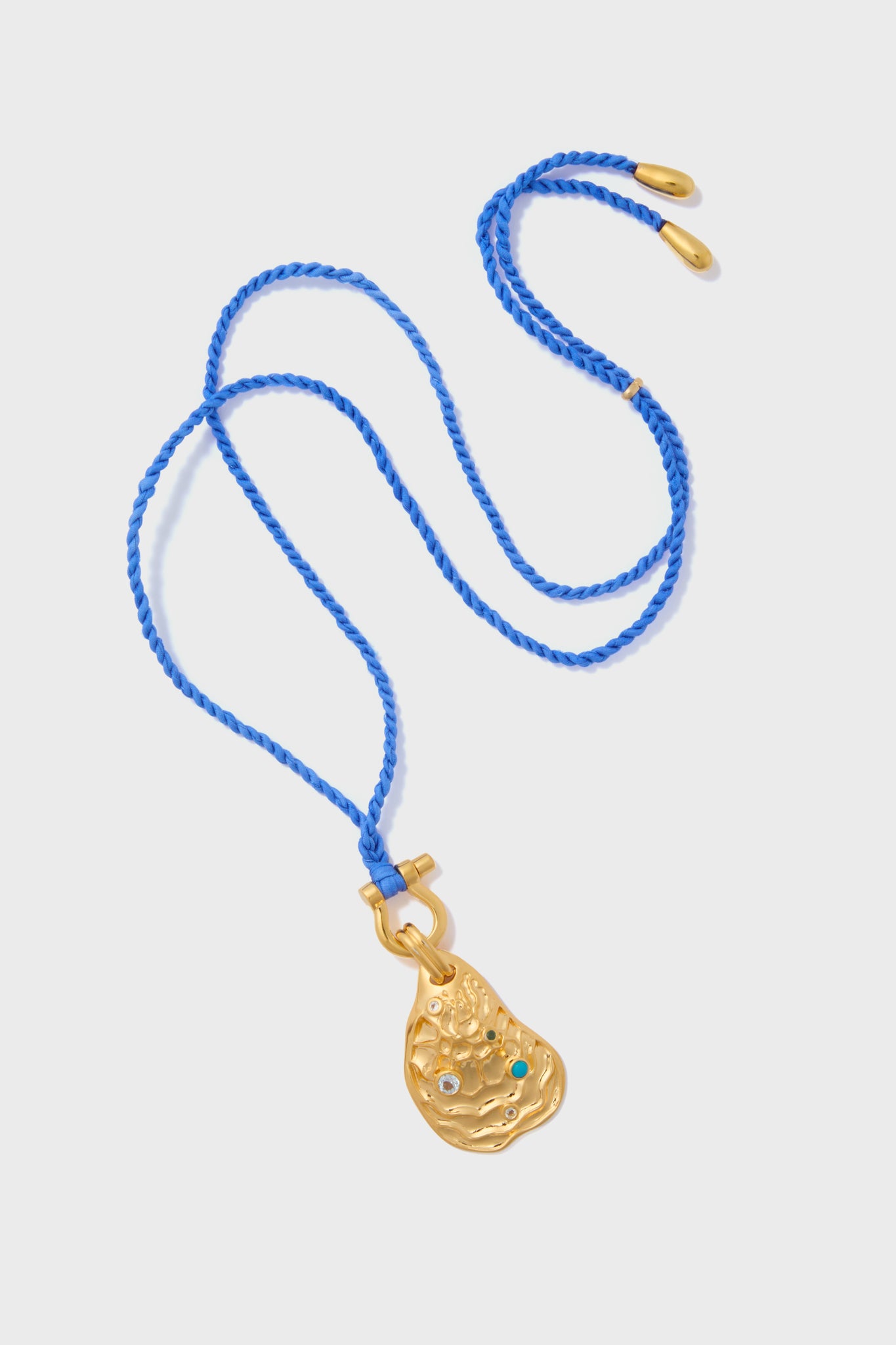 Multi Blue Point Necklace