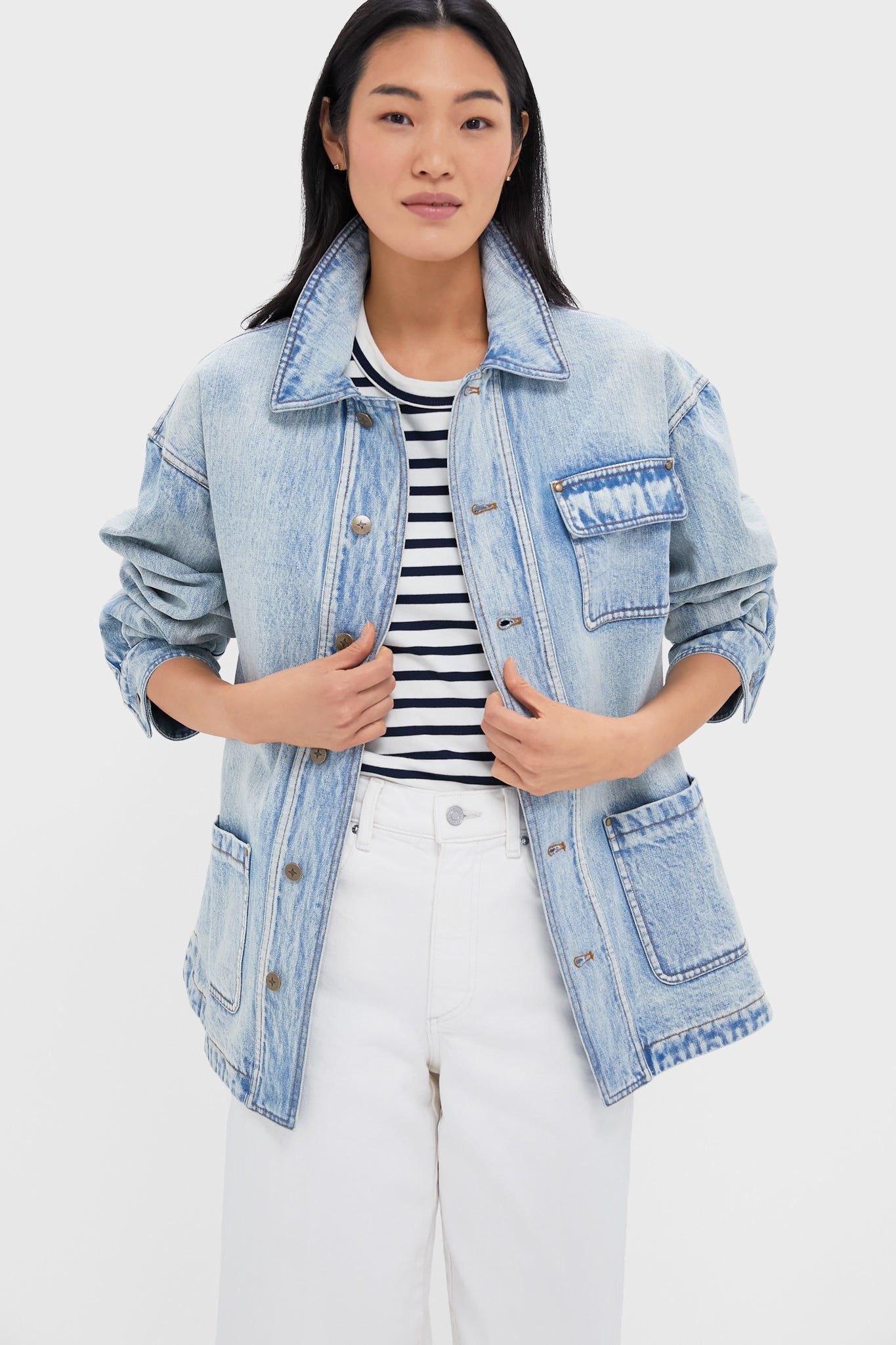 Light Wash Denim Reese Barn Jacket