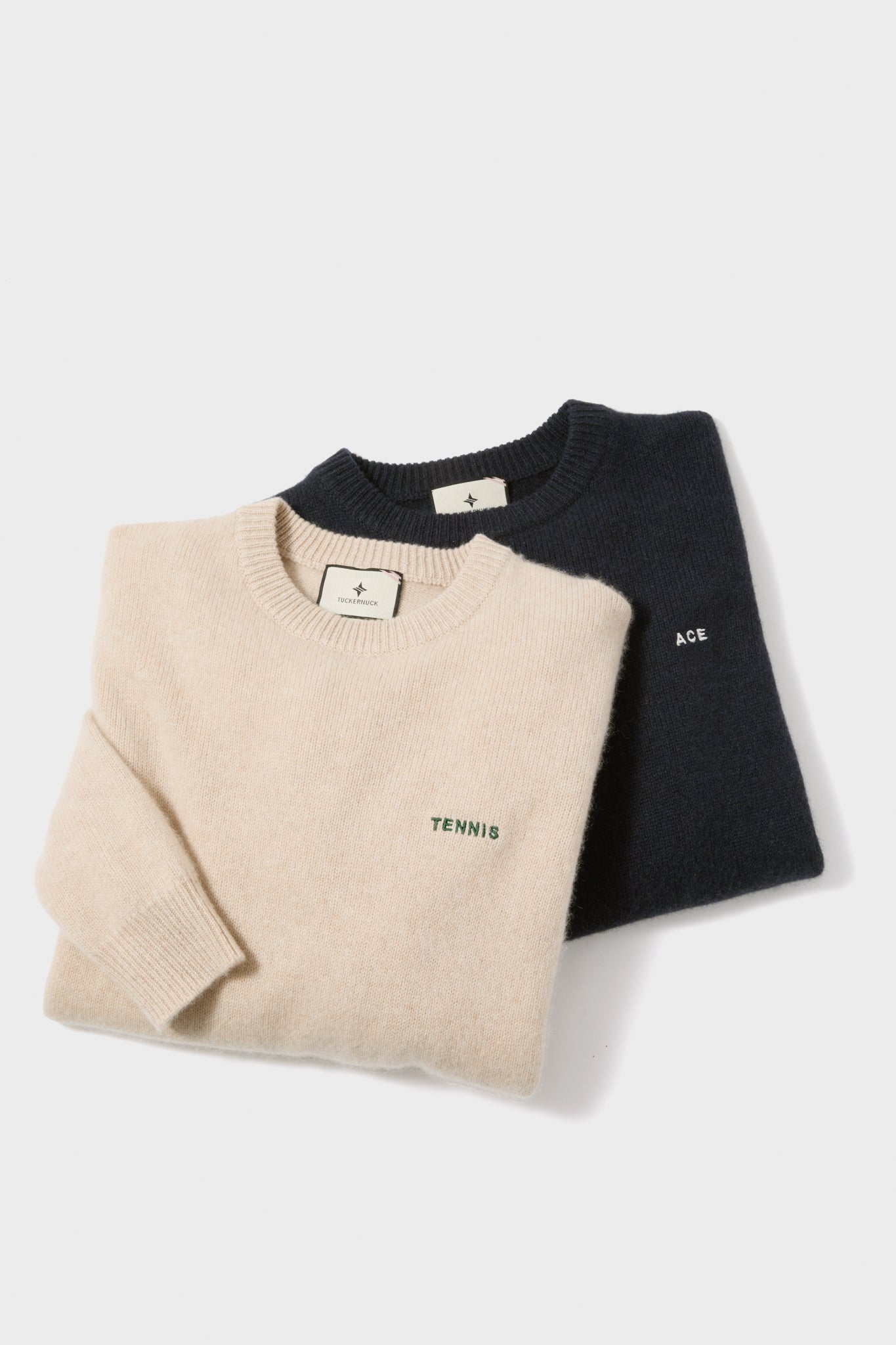 Sandstone Cashmere Bodie Boyfriend Crewneck